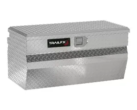 TrailFX Chest Sgl Lid Dia Tread Bright Pol 16 Gauge Alum 36x19-7/8x17-1/8
